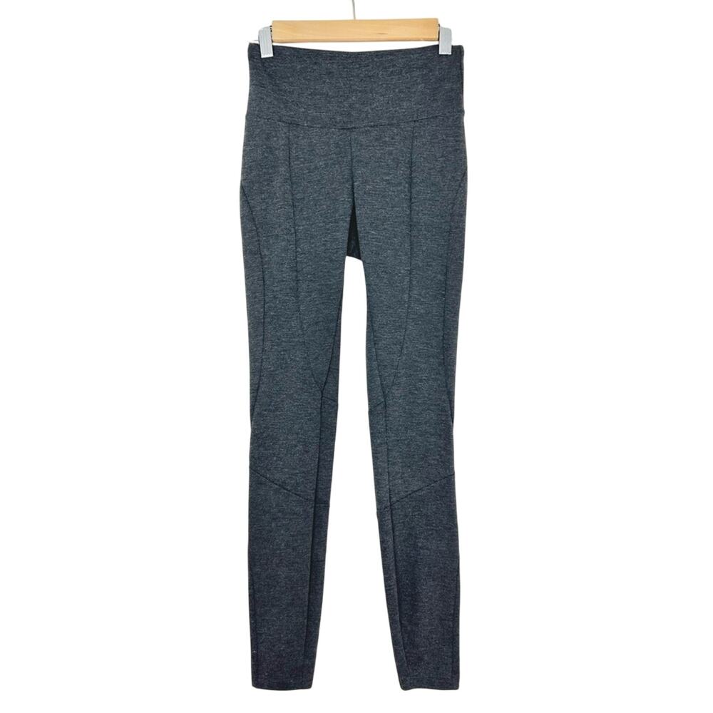 Prana Moto Legging -‎ Dark heathered Gray Stripe